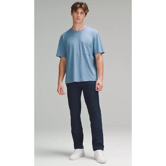 Men's‎ Lululemon ABC Classic-Fit 5 Pocket Pant Warpstreme Size 31 X 27 True Navy - Picture 1 of 12